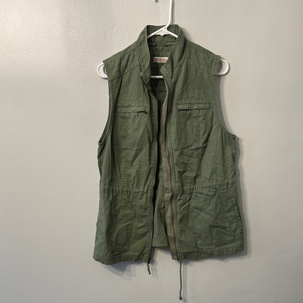 Merona Sage Green Utility Vest